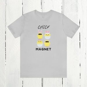 EASTER | Unisex | Adult L & XL | Chick magnet tshirt